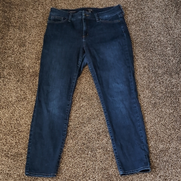 NYDJ Aline ankle Jeans With Lift Tuck Size 10 - Picture 3 of 11
